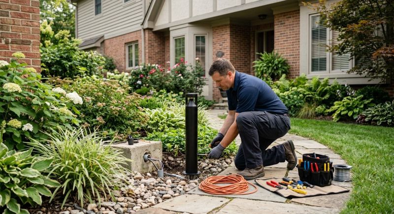 Backyard Lighting Service in Denver, CO